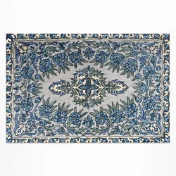 TEPPICH 60x90 cm Nepal Stickerei Stil