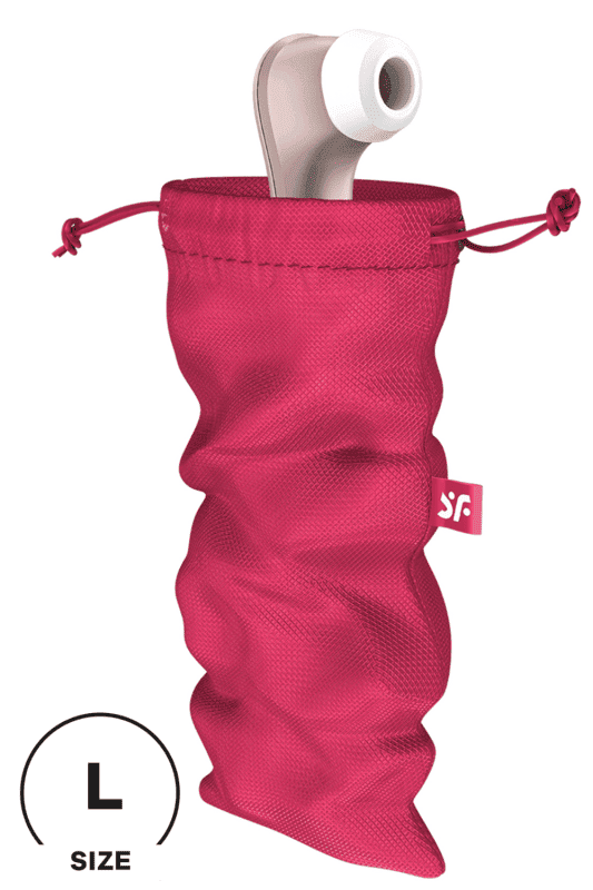 Satisfyer Sac de rangement sextoys rose taille L Treasure Bag