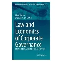 Law and Economics of Corporate Governance, Fachbücher