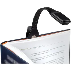 Cazy, Tischlampe, Drahtlose Led-Leselampe, Buchlamp, Buch Klemme, 300mAh, Integrierter USB-A-Anschluss