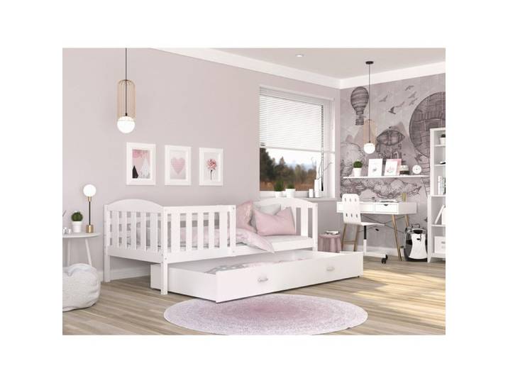 Lit Enfant Nilo 90x190 tiroir Blanc - blanc