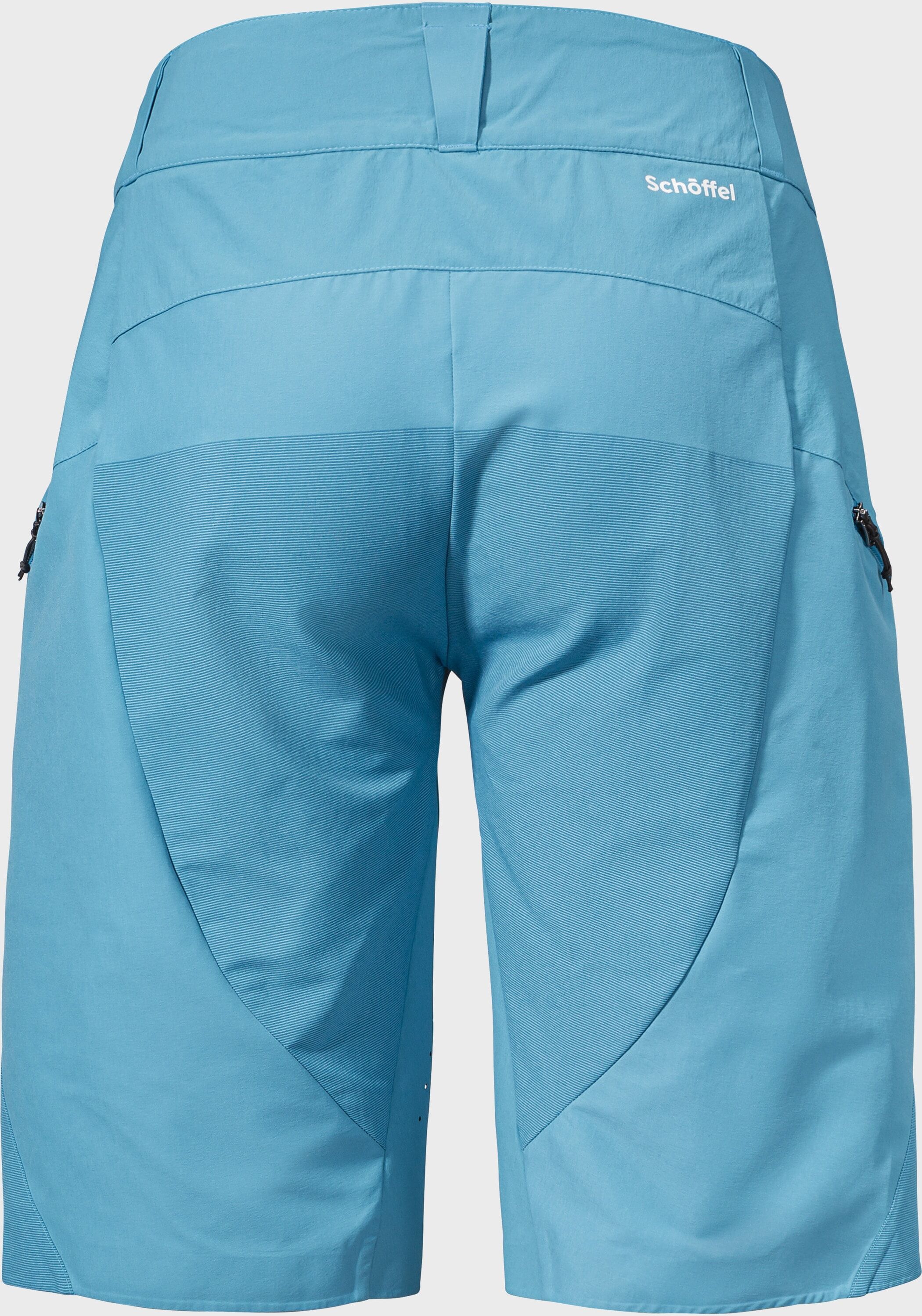 Shorts SCHÖFFEL "Shorts Arosa L", Damen, Gr. 36, Normalgrössen, blau (8225, blau), Oberstoff Rumpf oben: 89% Nylon 11% Elasthan Oberstoff Rumpf unten: 94% Nylon 6% Elasthan, Hosen Shorts 8225, blau 36, Normalgrössen