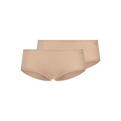 Panty SKINY "Panty Advantage Cotton Stretch Panty 2er Pack", Damen, Gr. S, beige, Obermaterial: 95% Baumwolle CO. 5% Elasthan EL., Unterhosen Panty