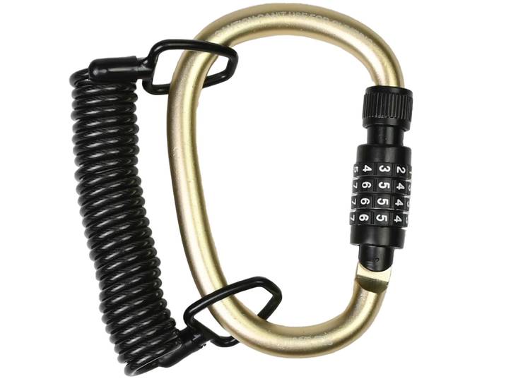 Karabiner-Zahlenschloss mit 1,8m Kabel