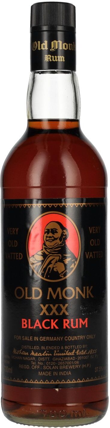 Old Monk Rum Old Monk XXX Black Rum 37,5% Vol. 0,7l