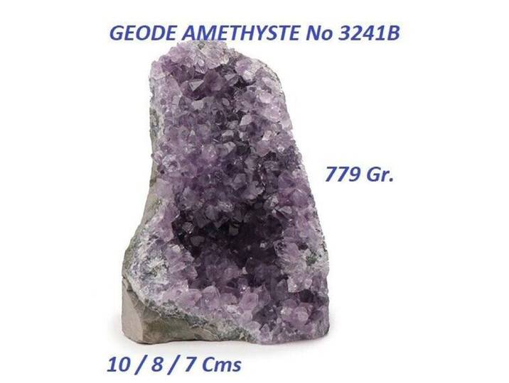 AMETHYSTE GEODE PIERRE NATURELLE SUR No