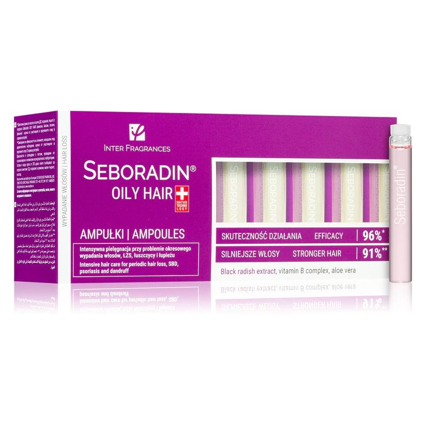 Inter Fragrances Oily Hair Serum Ampoules 14 x 5.5ml - Pack of 14 (8Y41L9 SAM ONE SIZE)