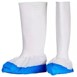Überziehschuhe Ampri blau aus Vliesstoff 50 Stück-Pack