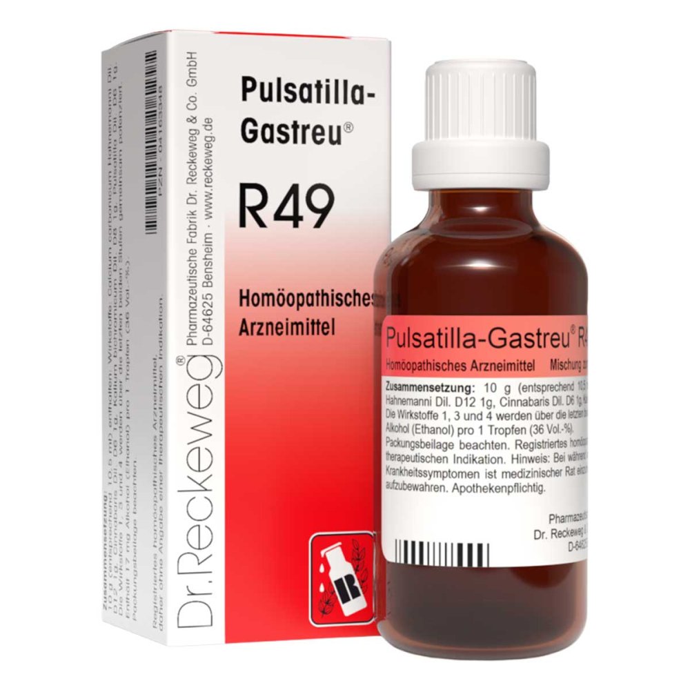 Dr.RECKEWEG & Co. GmbH Pulsatilla Gastreu R49 Tropfen zum Einnehmen 04163348