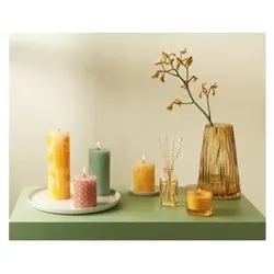 Bolsius, Kerzen, Silhouette Stumpenkerze Misty Pink (1x)
