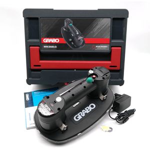 Grabo Saugheber NGPT, Plus, Set, 1 Vakuum Saugnapf, mit Akku & Systainer, Tragkraft 120kg
