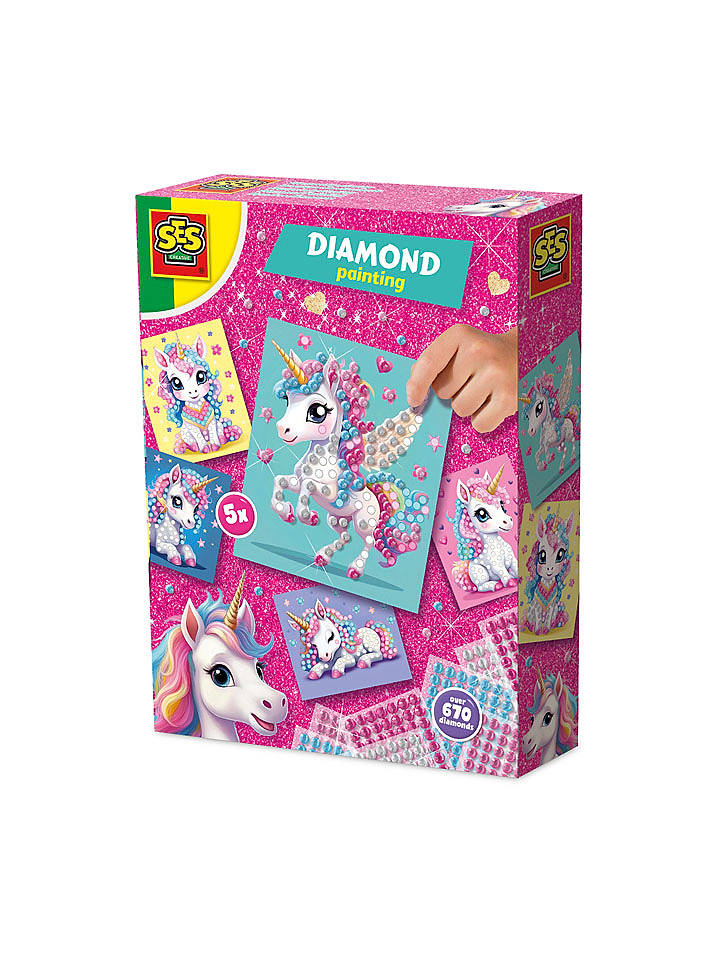 SES Bastelset "Unicorn - Diamond Painting" - ab 3 Jahren - onesize
