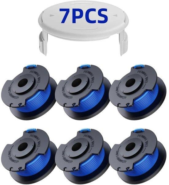 Ryobi 6 stuks spuitkopsets voor grasmaaiers compatibel met 18V, 24V en 40V met 1 afdekking