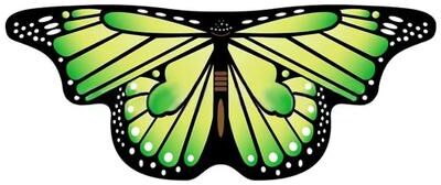 Uplift Essentials Kids Butterfly Wings Cape & Fairy Shawl Costume style 6