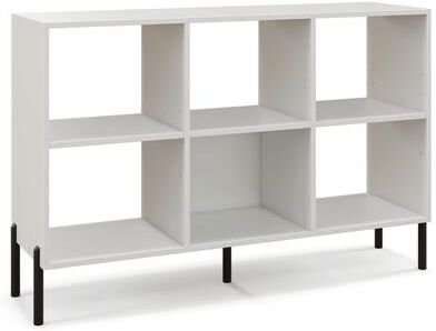 6 Cube Storage Shelf Organizer Bookcase Cubby Cabinet Black/White