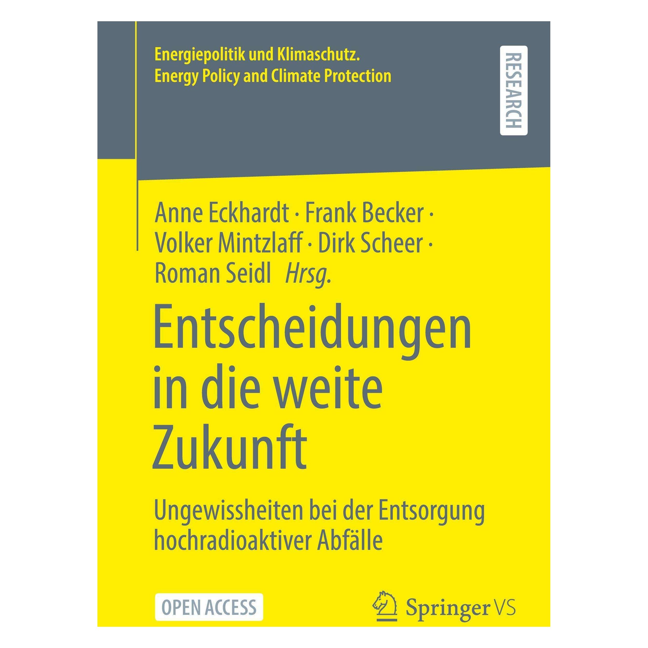 Springer Entscheidungen in die weite Zukunft (Deutsch, Softcover, Anne Eckhardt, Dirk Scheer, Frank Becker, Roman Seidl, Volker Mintzlaff) (44919052)