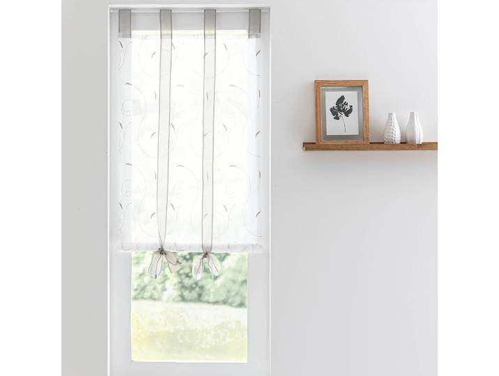 Store fine broderie feuilles - Blancheporte