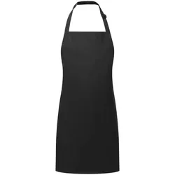 Premier Workwear Kinder Childrens' Waterproof Apron Latzschürze PR145 black 48 x 63 cm (7-10 Jahre)