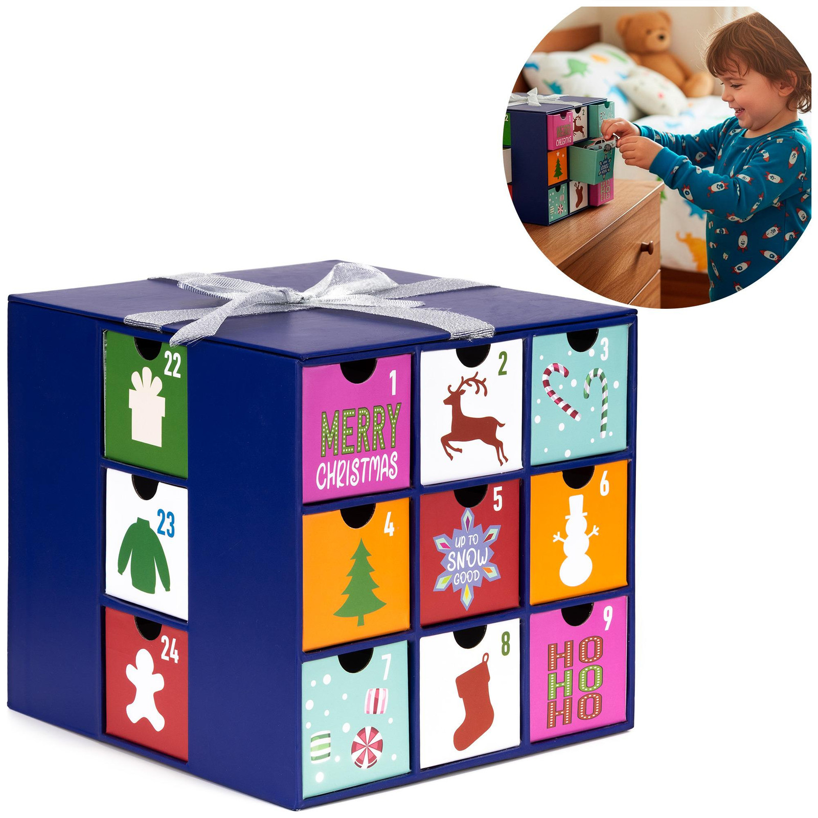 Springos Adventskalender met 24 delen van papier voor volwassenen