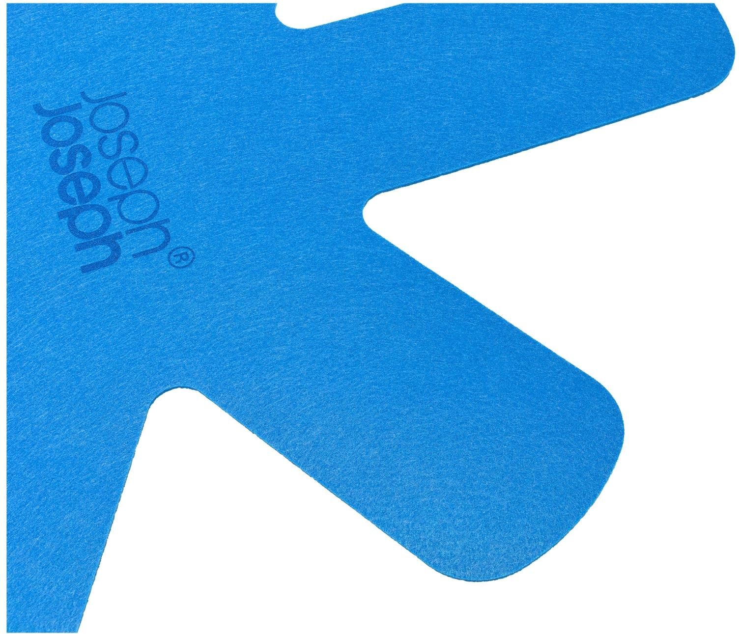 Topfuntersetzer JOSEPH JOSEPH "3er Set Space Pfannenschutz mit Griffschutz", blau, B:34,4cm H:50,5cm T:2cm, Filz, Untersetzer, Topfuntersetzer blau Einheitsgröße
