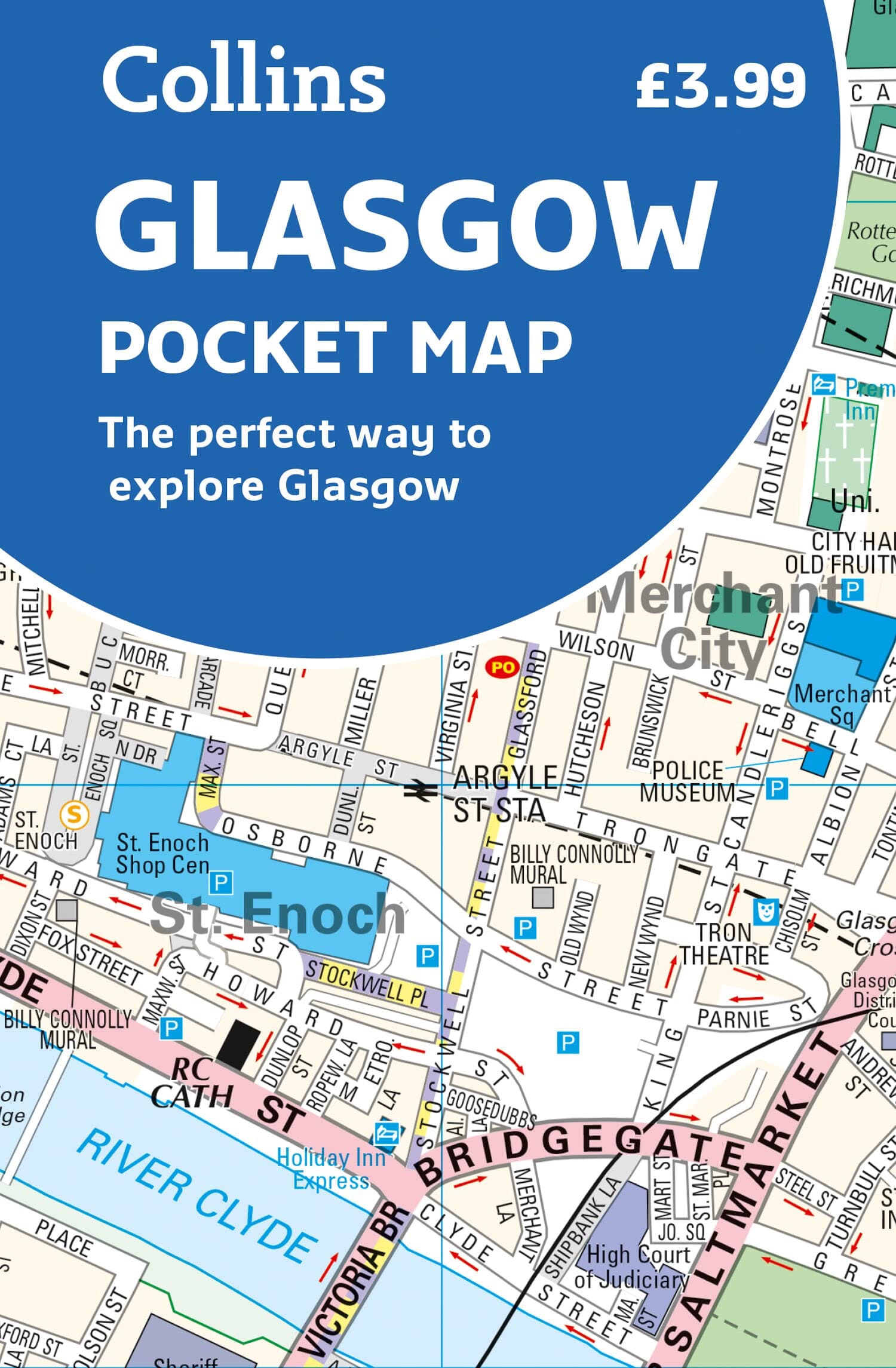 Plan de poche - Glasgow (Écosse)   Collins