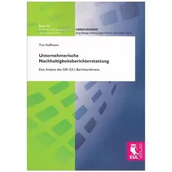 Unternehmerische Nachhaltigkeitsberichterstattung, Fachbücher von Tim Hoffmann