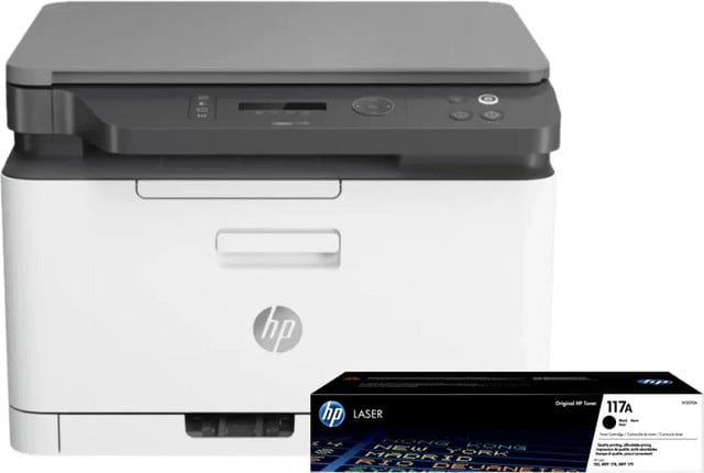 HP Color Laser MFP 178nw multifunctionele printer inclusief extra zwarte toner