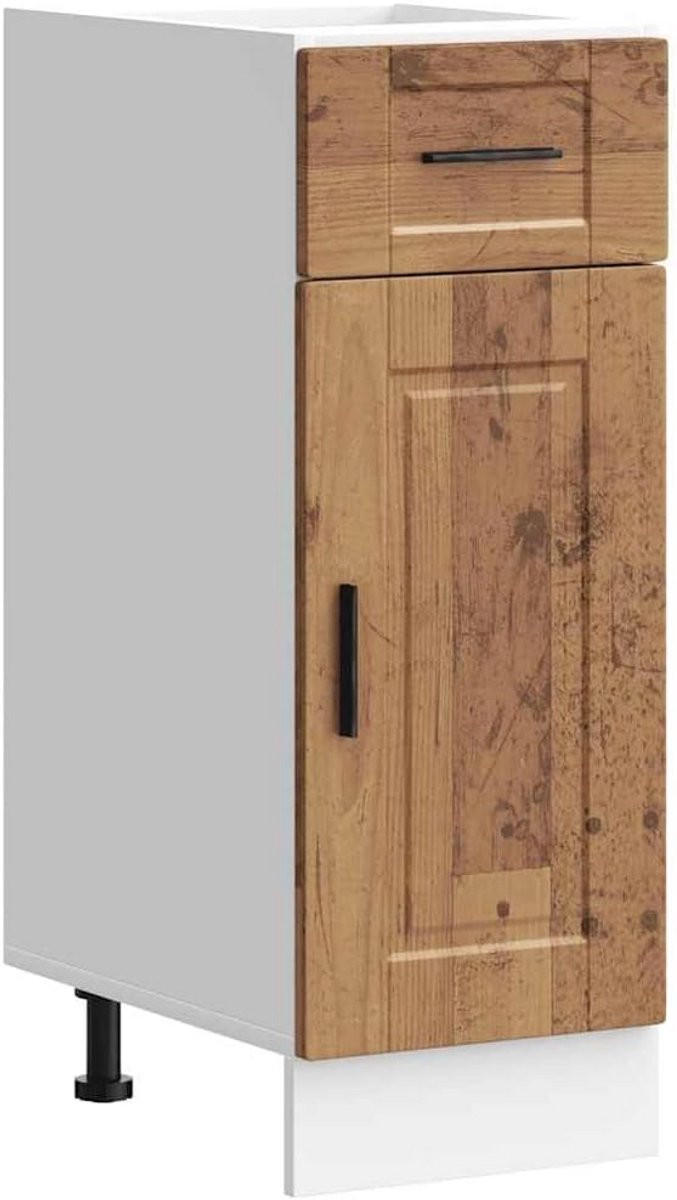 Keukenkast Onderkast Porto Houtkleurig met Houtlook