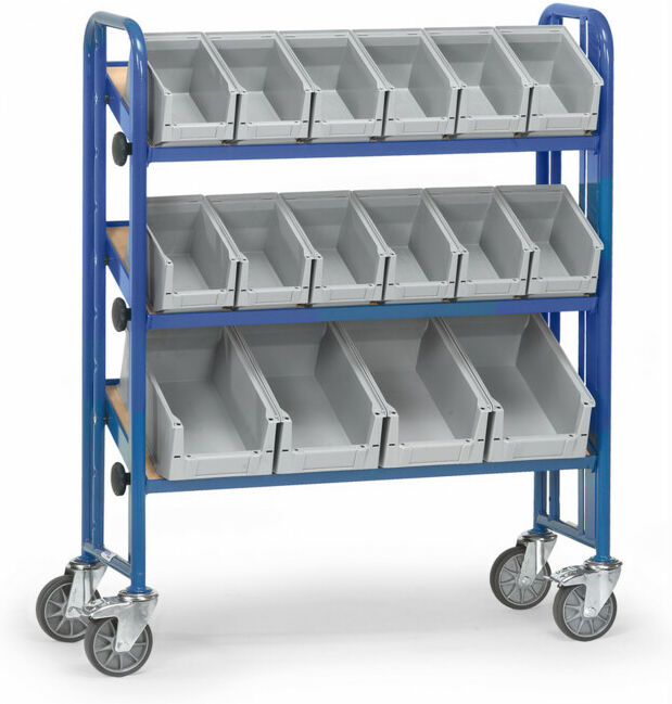 fetra Chariot de montage 2882 - charge max. 250kg Pneus TPE (2882)