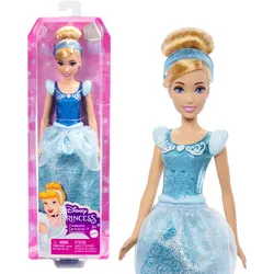 Disney Prinzessin-Spielzeug, Cinderella-Modepuppe mit Accessoires