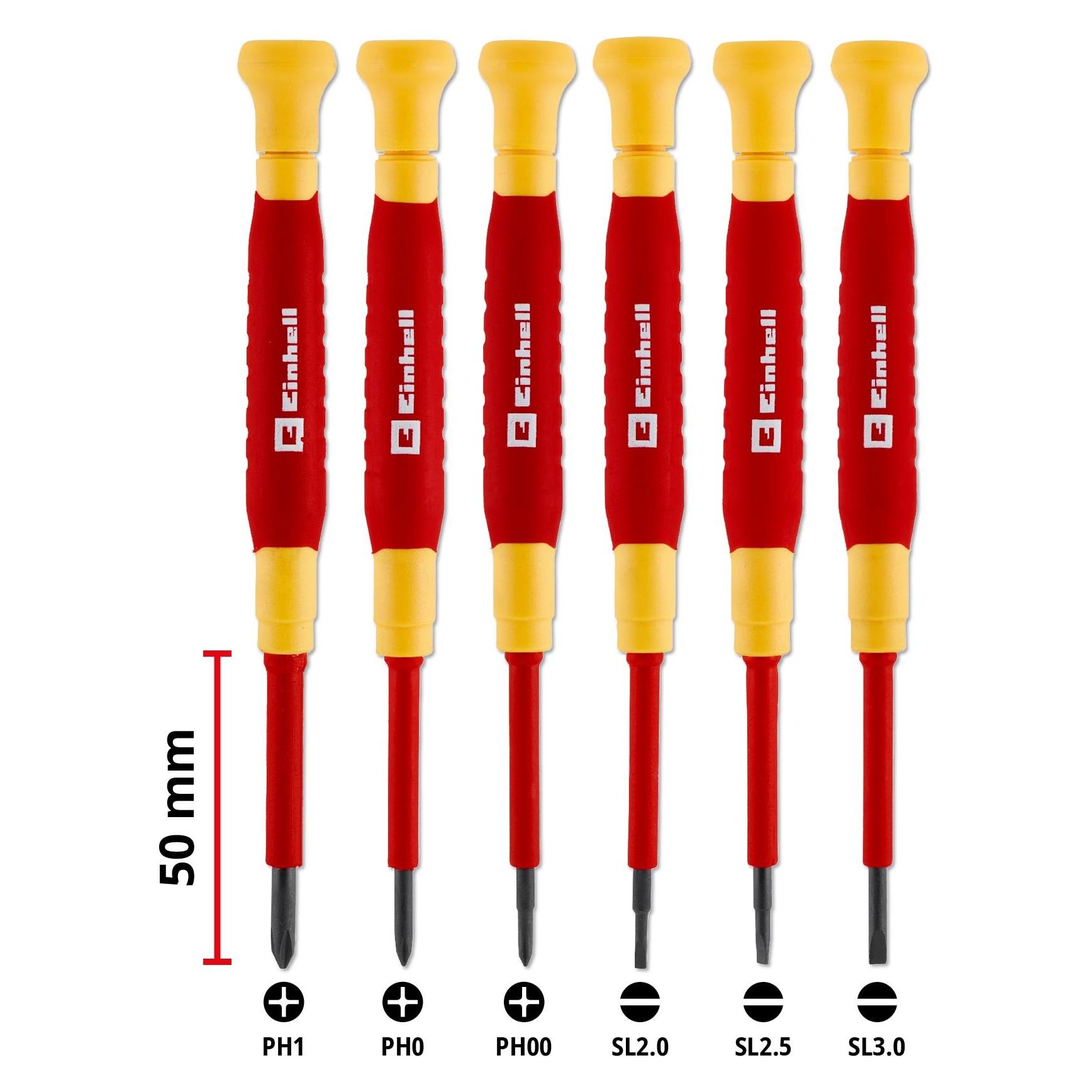 Einhell Accessories Feinm.Schr. Set VDE 6-tlg (Schlitz) (370542)