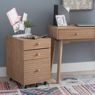 Linon Home Decor Linon Whitney Wood 3 Drawer File Cabinet