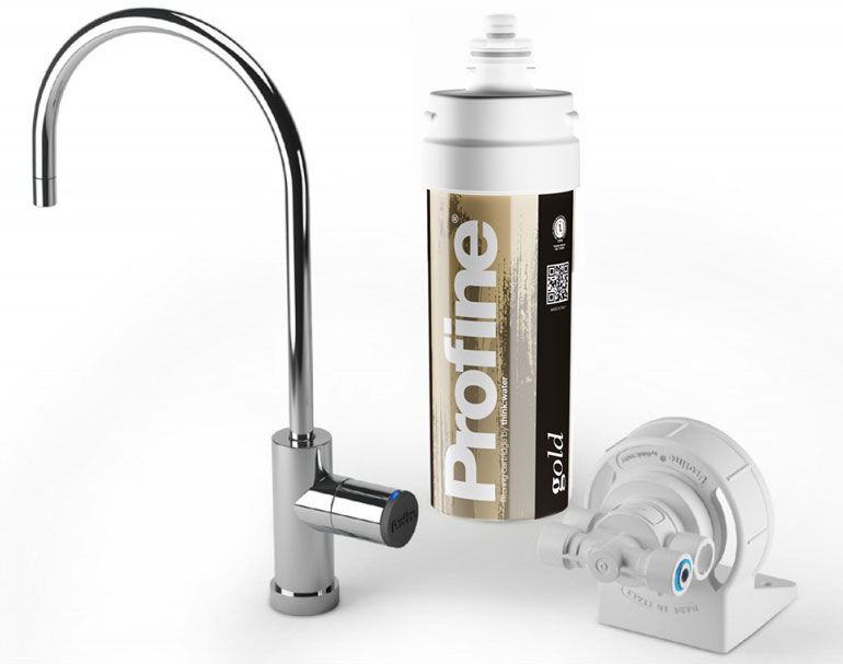 Depuratore Acqua Profine Gold Small Kit Installazione Sotto Lavello Micro Filtra