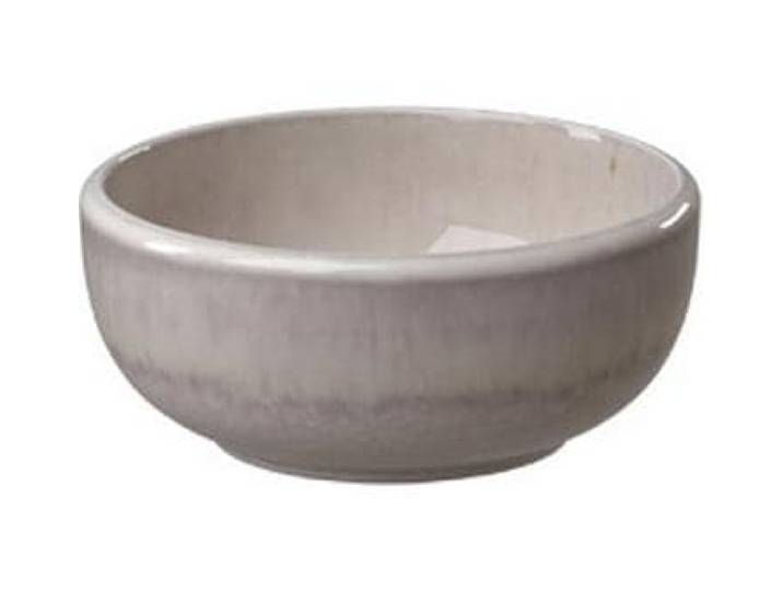 Dipschale VILLEROY & BOCH Perlemor Sand 4 Stück , grau (sand), B:8cm H:3,5cm T:8cm Ø:8cm, Porzellan, Schüsseln, Dipschale