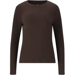 Athlecia Lankae Langarmshirt Damen 1294 - chocolate torte 42