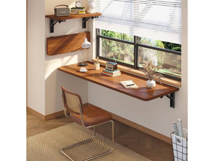 Table murale pliante moderne, bureau mural anti-salissure, console murale pour couloir, table d'entrée
