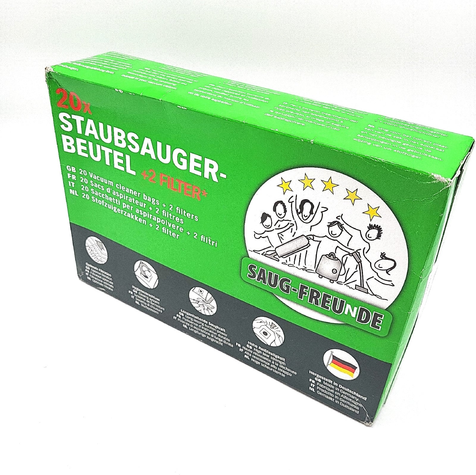 SAUG-FREUnDE 20 stofzuigzakken voor Philips EasyLife FC8130, FC8131, FC8132