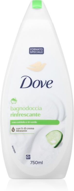 Dove Bath & Shower Gel Refreshing Creme-Gel für Bad und Dusche für Damen 750 ml