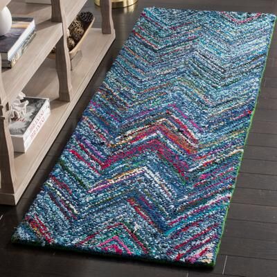 SAFAVIEH Handmade Nantucket Eftichia Contemporary Cotton Rug