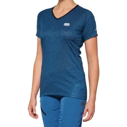 100% Airmatic Slate Blue Damen Kurzarm Fahrrad Jersey M