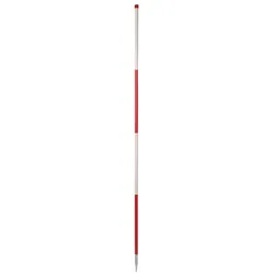 Nestlé, Messlehre, Fluchtstab zerlegbar, rot/weiß, 2,16 m (216 cm)