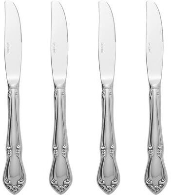 Oneida Chateau Fine Flatware Dinner Knives, Set of 4, 18/10 Stainless Steel