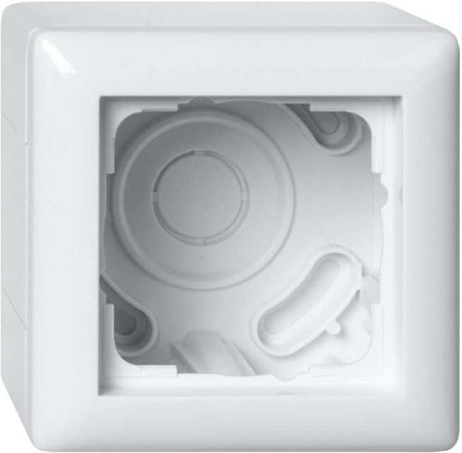 Gira Boîtier en saillie 1f + cadre Standard 55 blanc Rweiß 106103 (106103)