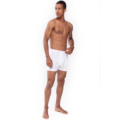 Lange Unterhose MEY "NOBLESSE", Herren, Gr. 4XL, Feinripp, weiß, Feinripp, Obermaterial: 100% Baumwolle, unifarben, figurbetont, Unterhosen Lange Unterhose, Aufgesetzter Webbund, super soft