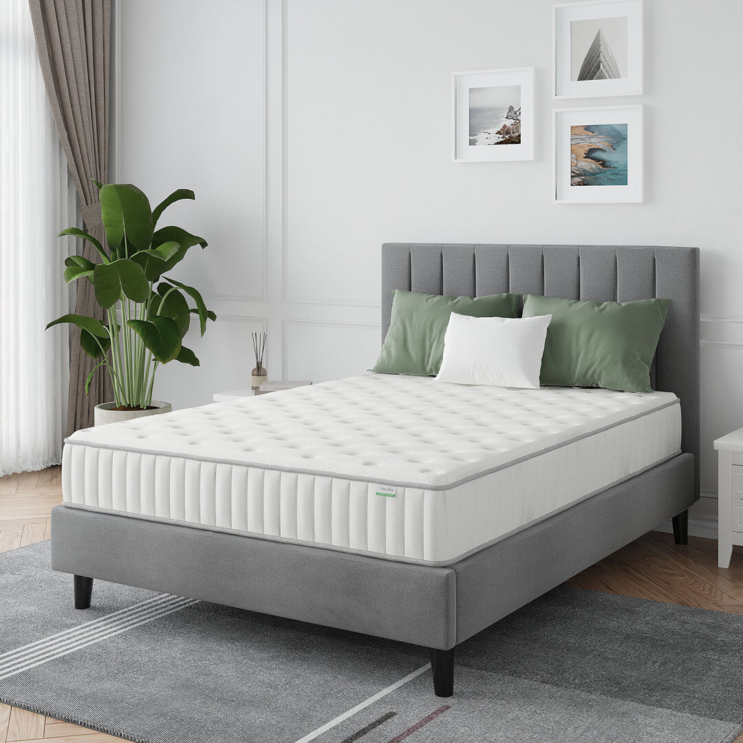 White Noise Emberlynn 23cm Memory Foam Pocket Sprung Mattress Small Double (4')