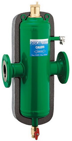 Caleffi DiscalDirt microbulles Schlammabscheider 546082 DN 80 , boîtier en acier, raccords à bride, avec isolation