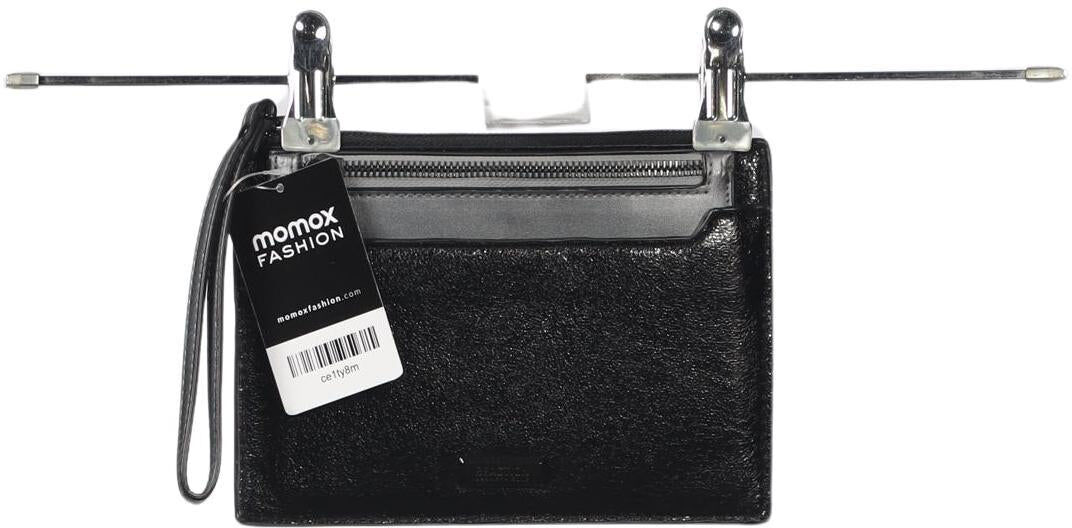 Kenneth Cole Damen Handtasche klein Leder, Schwarz, Leder - Second Hand