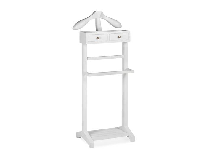 Valet de chambre en bois blanc