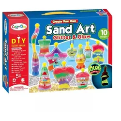 Glasdeko-Hersteller mit leuchtendem Sand im Dunkeln – Set mit 10 Stück