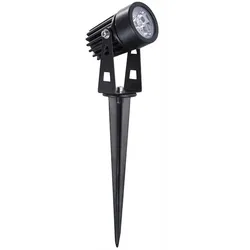 Beneito & Faure ZAS runder LED-Lattenstrahler 7W IP65 Schwarze Farbe Beneito Faure